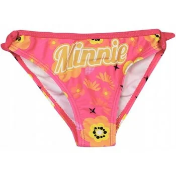 Dívčí dvoudílné plavky Minnie Mouse s květinami
