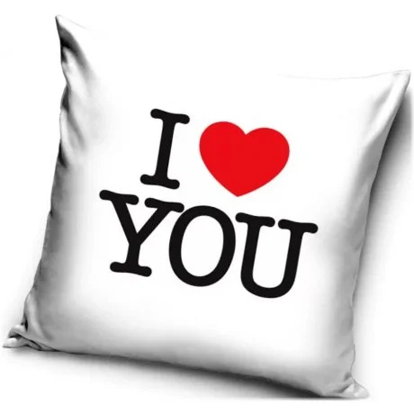 Dekorační polštář I Love You