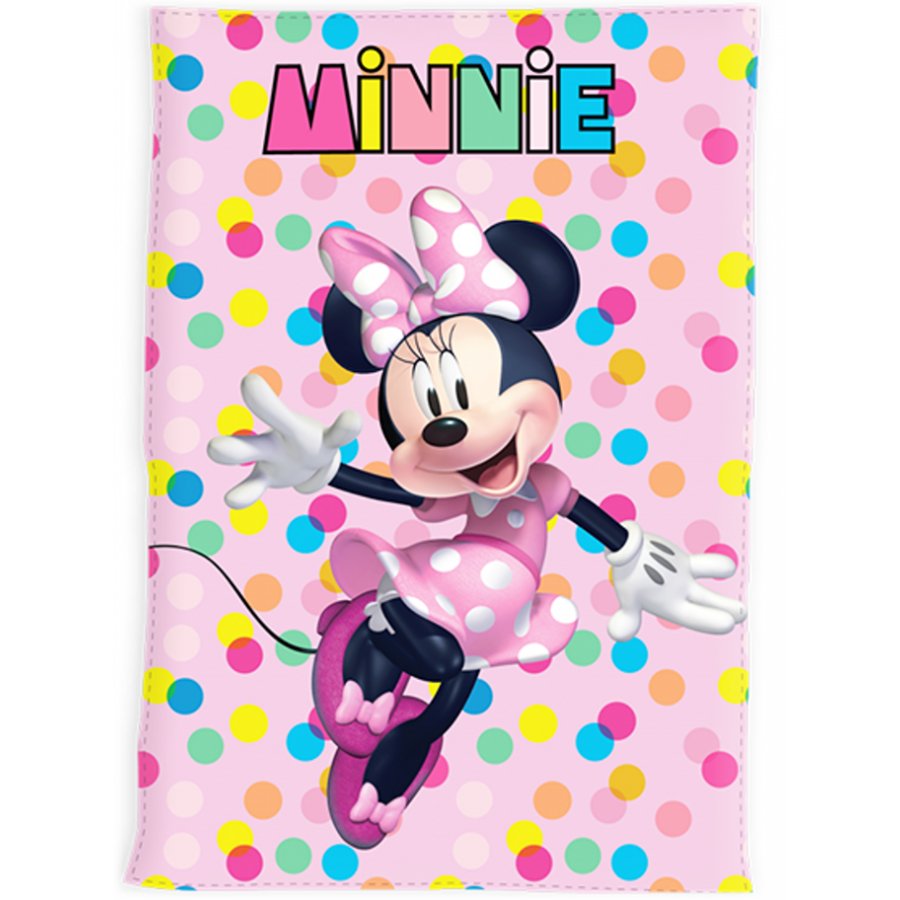 Setino · Dětská flísová deka Minnie Mouse - Disney - 100 x 140 cm