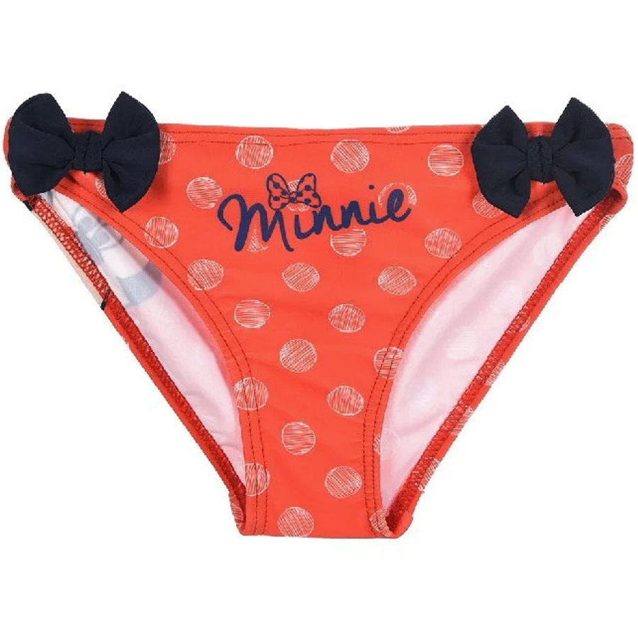 SunCity · Dívčí plavkové kalhotky / spodní díl plavek Minnie Mouse - Disney EU 128 Oranžová