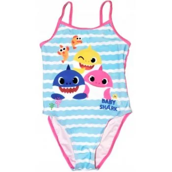 Dívčí jednodílné plavky Baby Shark
