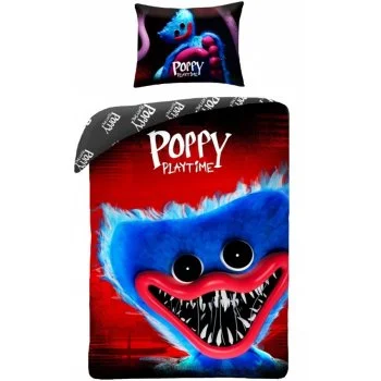 Bavlněné povlečení Poppy Playtime - Huggy Wuggy