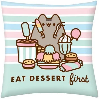 Oboustranný polštář kočička Pusheen - Ice cream fan club