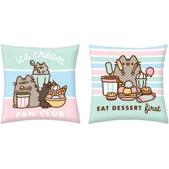 Oboustranný polštář kočička Pusheen - Ice cream fan club