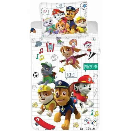 Povlečení do dětské postýlky Tlapková patrola - Paw Patrol