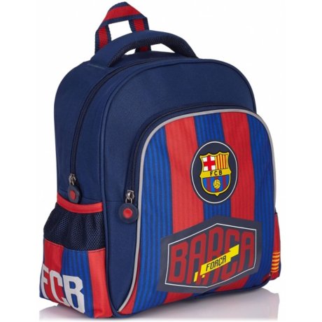 Dětský batůžek s přední kapsou FC Barcelona