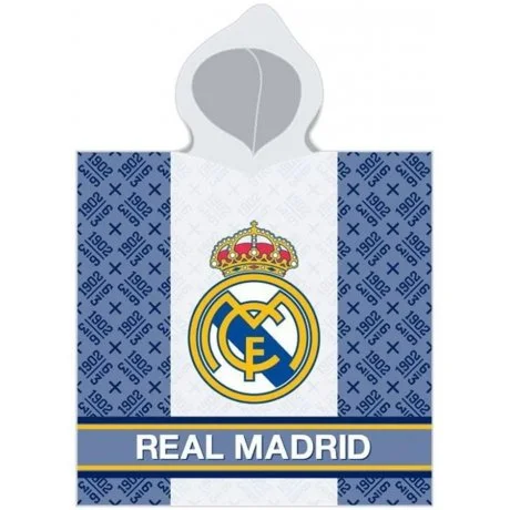 Dětské pončo - osuška s kapucí FC Real Madrid - 1902