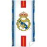 Bavlněná osuška FC Real Madrid - motiv Camino. Je vyrobená ze 100% bavlněného dobře savého froté 320 gr./m2. Licenční osuška s hologramem na štítku pro všechny fanoušky tohoto fotbalového klubu. Je ideální nejen na doma, ale hodí se i na pláž, nebo k bazénu. Barvy osušky jsou velice intenzivní i po mnoha vypráních. Rozměry jsou 70 x 140 cm.
Oficiální licenční produkt FC Real Madrid. Pokud jste fanoušky tohoto klubu, nepřehlédněte naši nabídku povlečení a polštářků FC Real Madrid.
Tato osuška získala mezinárodní certifikát OEKO-TEX STANDARD 100, který zaručuje rozměrovou a barevnou stálost materiálu i to, že výrobek neobsahuje škodlivé látky.