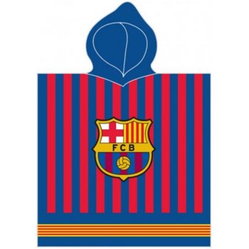 Dětské pončo - osuška s kapucí FC Barcelona