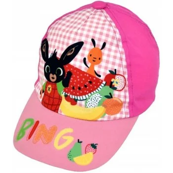 Dětská baby kšiltovka Zajíček Bing a ovoce