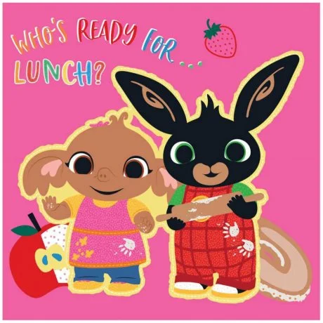Dívčí ručník Zajíček Bing - Who's ready for lunch