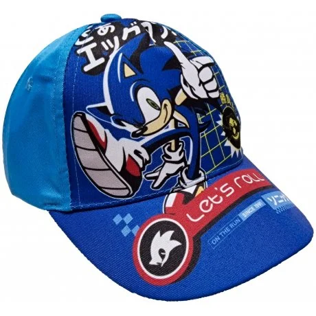 Dětská kšiltovka Ježek Sonic - Let's roll