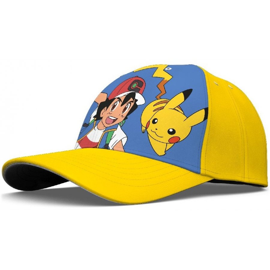 Dětská kšiltovka Ash Ketchum a Pokémon Pikachu