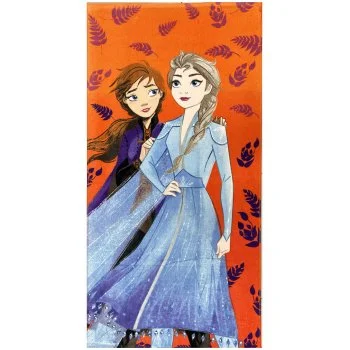 Bavlněná plážová osuška Ledové království - Anna a Elsa