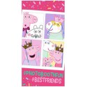 Bavlněná plážová osuška Prasátko Peppa ve fotokabince