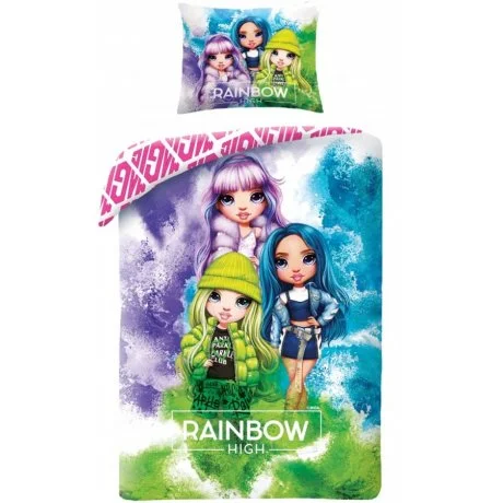 Bavlněné ložní povlečení Rainbow High - Magic