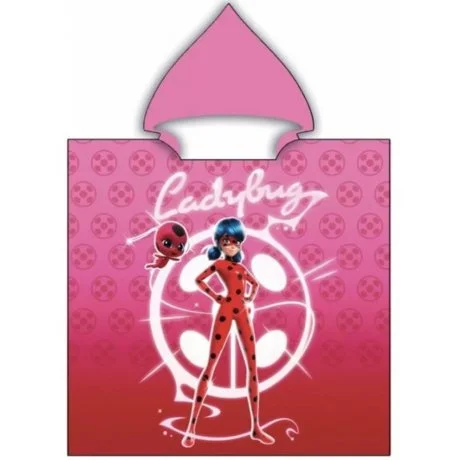 Pončo - osuška s kapucí Kouzelná beruška - Miraculous Ladybug