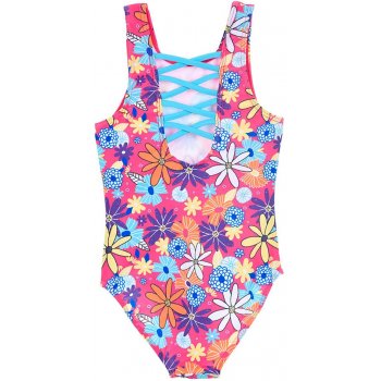 Dívčí jednodílné květované plavky Minnie Mouse