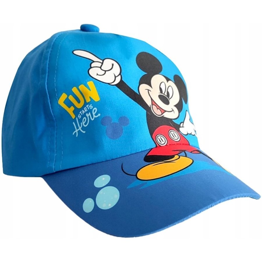 Exity · Dětská kšiltovka Mickey Mouse - Disney - motiv Fun Starts Here 52 Modrá