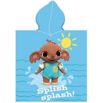 Chlapecké plážové pončo - osuška s kapucí Zajíček Bing