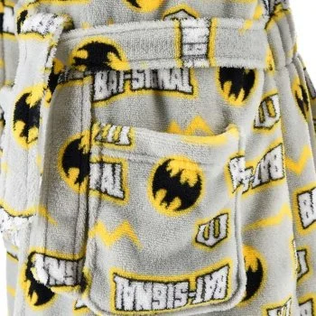 Dětský coral fleece župan s kapucí Batman