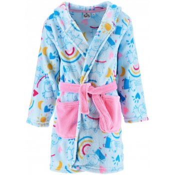 Dětský coral fleece župan s kapucí Prasátko Peppa