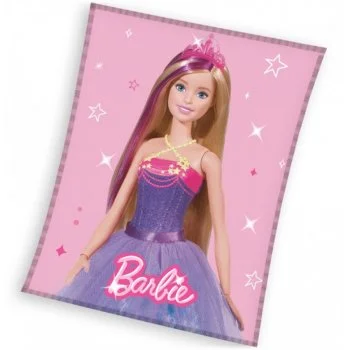 Velká coral fleece deka Barbie Princezna
