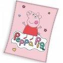 Dívčí coral fleece deka Prasátko Peppa