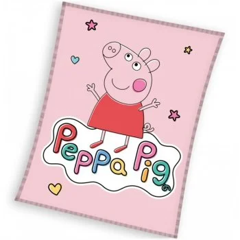 Dívčí coral fleece deka Prasátko Peppa