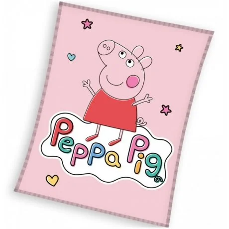Dívčí coral fleece deka Prasátko Peppa