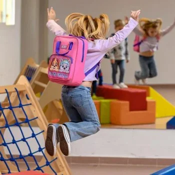 Batoh s přední kapsou Tlapková patrola - Skye a Everest