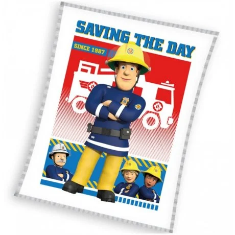 Coral fleece deka Požárník Sam - Saving The Day