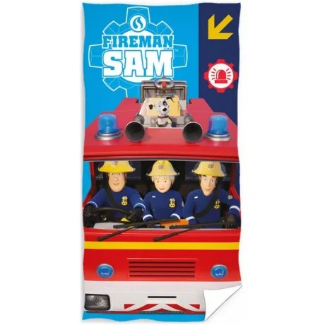 Plážová osuška Požárník Sam - Výjezd hasičů