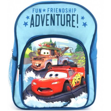 Dětský batoh s přední kapsou Auta - Fun friendship adventure