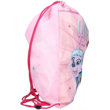 Dívčí sáček na přezůvky / vak na záda Tlapková patrola