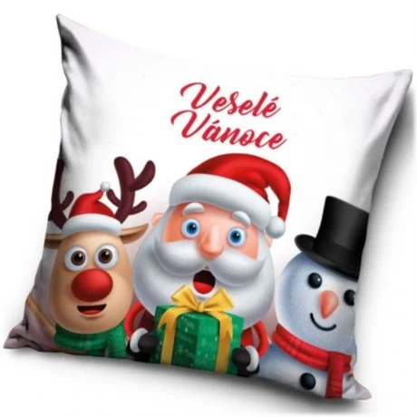 Povlak na polštář Veselé Vánoce