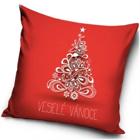 Povlak na polštář Vánoční stromeček