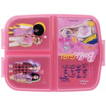 Multibox na svačinu Barbie se 3 přihrádkami