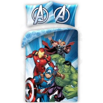 Bavlněné ložní povlečení Avengers Akce