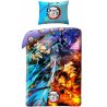Souprava ložního povlečení Zabiják démonů - Demon Slayer: Kimetsu no Yaiba. Toto oboustranné povlečení je vyrobeno ze 100% bavlny a má zapínání na zip. Jeho motivem je japonská dark fantasy šónen manga, jejímž autorem je Kojoharu Gotóge. Pravidelně vychází v měsíčníku Šúkan šónen Jump nakladatelství Šúeiša. Na základě mangy vytvořilo studio ufotable adaptaci v podobě stejnojmenného 26-dílného animovaného seriálu. Následně vznikl animovaný film Gekidžóban Kimecu no jaiba: Mugen rešša-hen. Tato souprava ložního povlečení obsahuje 1x povlak na přikrývku 140 x 200 cm a 1x povlak na polštář 70 x 90 cm.
Tato ložní souprava Demon Slayer: Kimetsu no Yaiba získala mezinárodní certifikát OEKO-TEX STANDARD 100, který zaručuje rozměrovou a barevnou stálost materiálu i to, že výrobek neobsahuje škodlivé látky.
TIP • Pokud jste také propadli japonské dark fantasy manze Zabiják démonů, prohlédněte si celou naši nabídku produktů s motivem Demon Slayer.