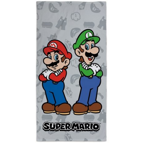 Plážová osuška Super Mario Bros - Mario & Luigi