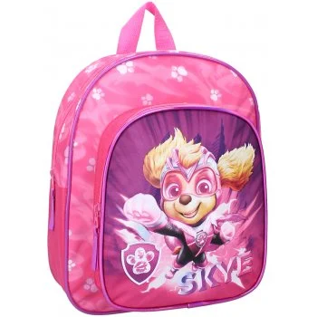 Dívčí batoh s přední kapsou Tlapková patrola ve velkofilmu