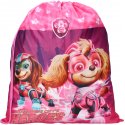 Dívčí sáček na přezůvky / vak na záda Tlapková patrola ve velkofilmu