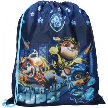 Chlapecký sáček na přezůvky / vak na záda Tlapková patrola ve velkofilmu