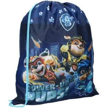 Chlapecký sáček na přezůvky / vak na záda Tlapková patrola ve velkofilmu
