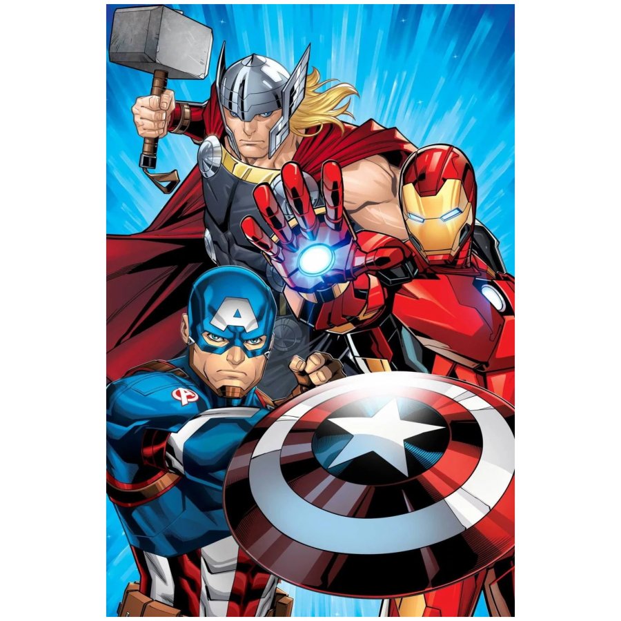 Jerry Fabrics · Mikroplyšová deka Avengers Heroes - 100 x 150 cm