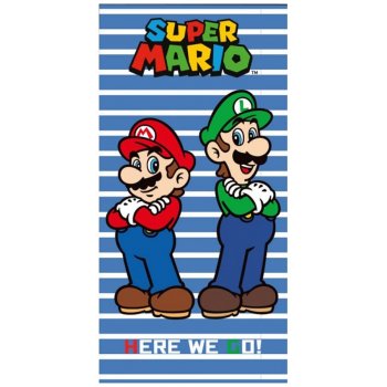Plážová osuška Super Mario & Luigi - Here We Go!