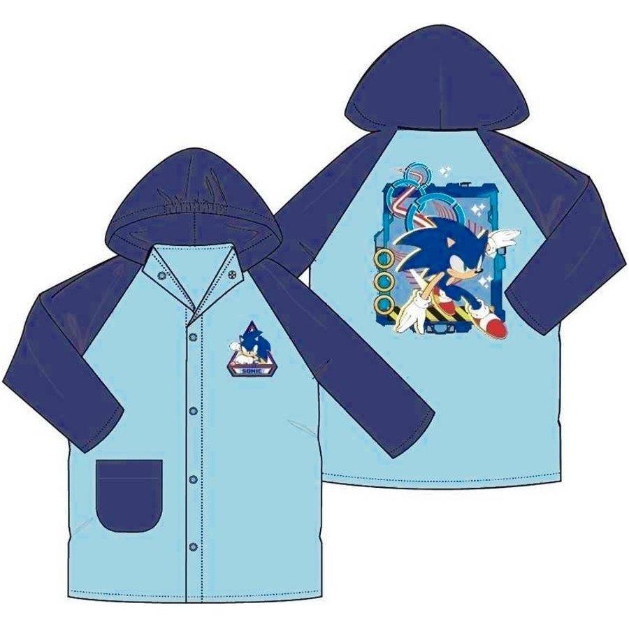 DIFUZED · Dětská pláštěnka Ježek Sonic EU 104 Světle modrá