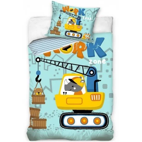 Bavlněné ložní povlečení Nosorožec jeřábník