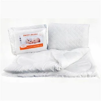 Souprava dětské přikrývky 100x135 cm a polštáře 40x60 cm do postýlky